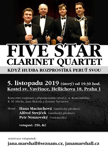 Five Star Clarinet Quartet - VYPRODÁNO - 