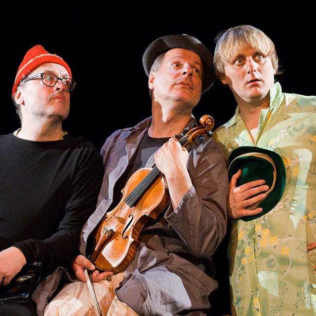 Milostný trojúhelník - Martin Zbrožek, Josef Polášek a Lukáš Pavlásek - herecké improvizační trio