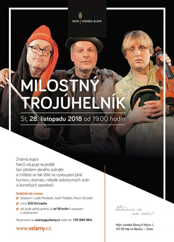 Milostný trojúhelník - Mlýn vodníka Slámy - Háj ve Slezsku - 