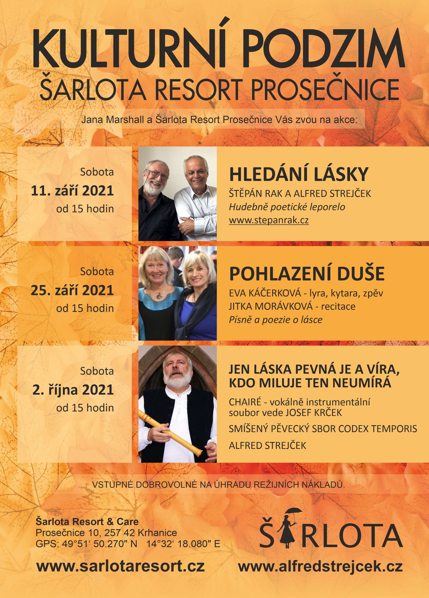 Kulturní podzim v Prosečnici - Šarlota Resort - 